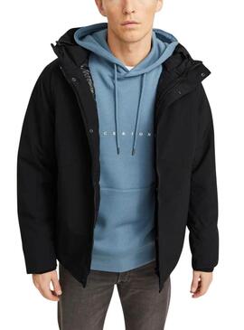 Giacca Jack and Jones Ekeen nera da uomo.