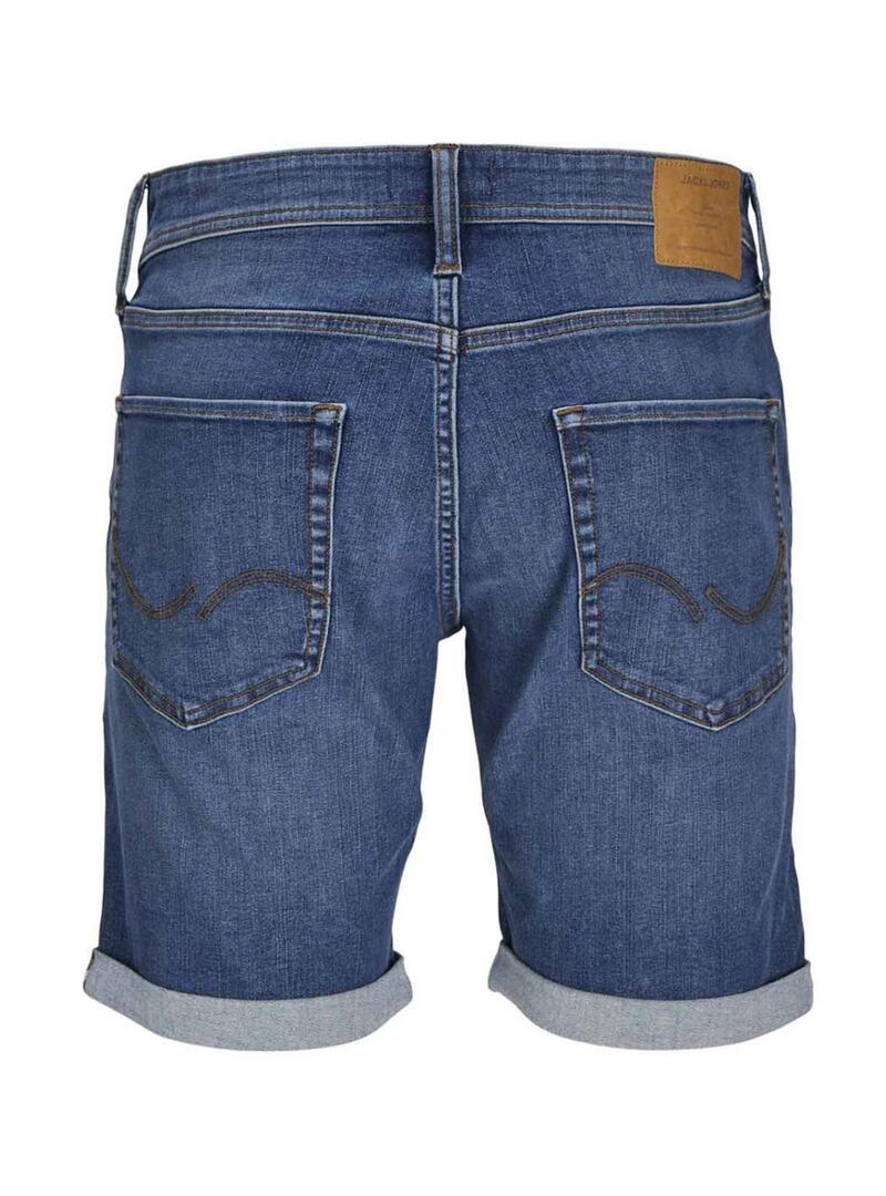 Bermuda Jack and Jones Rick in denim blu per uomo