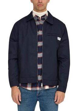 Giubbino Only and Sons Ralph blu scuro per uomo