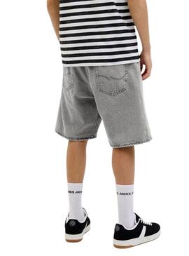 Bermudas Jack and Jones Tony denim grigio per uomo