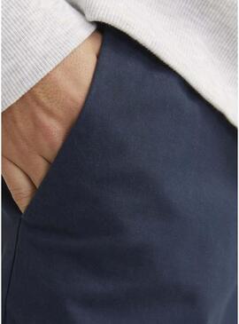 Bermudas Jack and Jones Jaiden blu marino per uomo