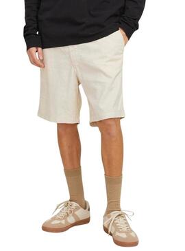 Bermudas Jack and Jones Jaiden beige per uomo
