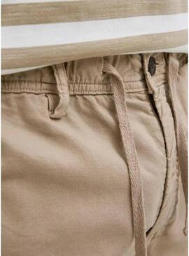 Bermuda Jack and Jones Jaiden beige per uomo