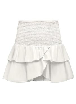 Gonna o top Only Nadja 2in1 bianco per donna