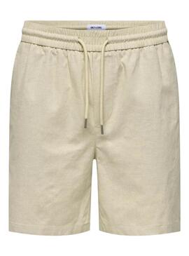 Bermudas Only and Sons Stel beige per uomo