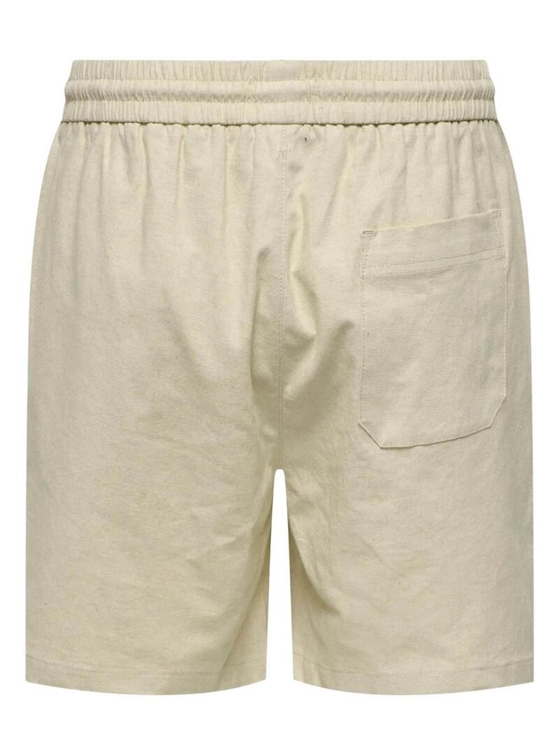 Bermudas Only and Sons Stel beige per uomo