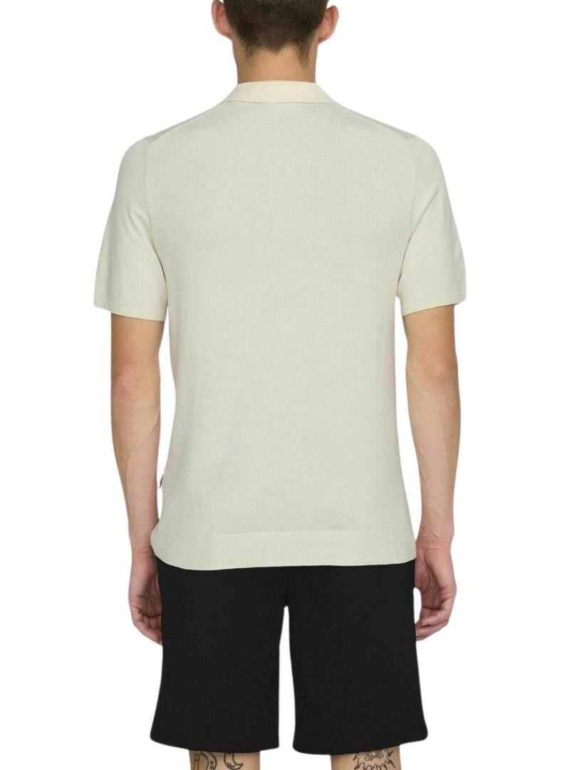 Polo Only and Sons Wyler beige per uomo