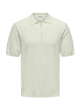 Polo Only and Sons Wyler beige per uomo