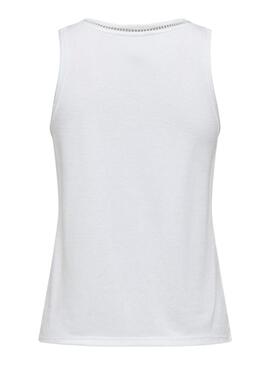 Top Only Penny bianco per donna