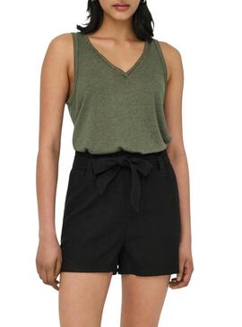 Top Only Penny verde per donna