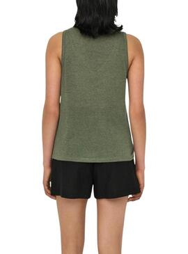Top Only Penny verde per donna