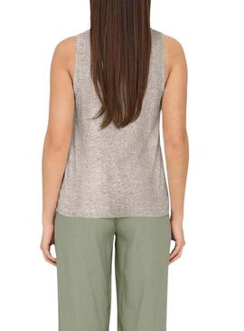Top Only Penny grigio per donna