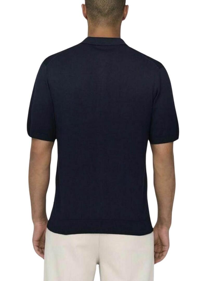 Polo Only and Sons Wyler blu scuro per uomo.