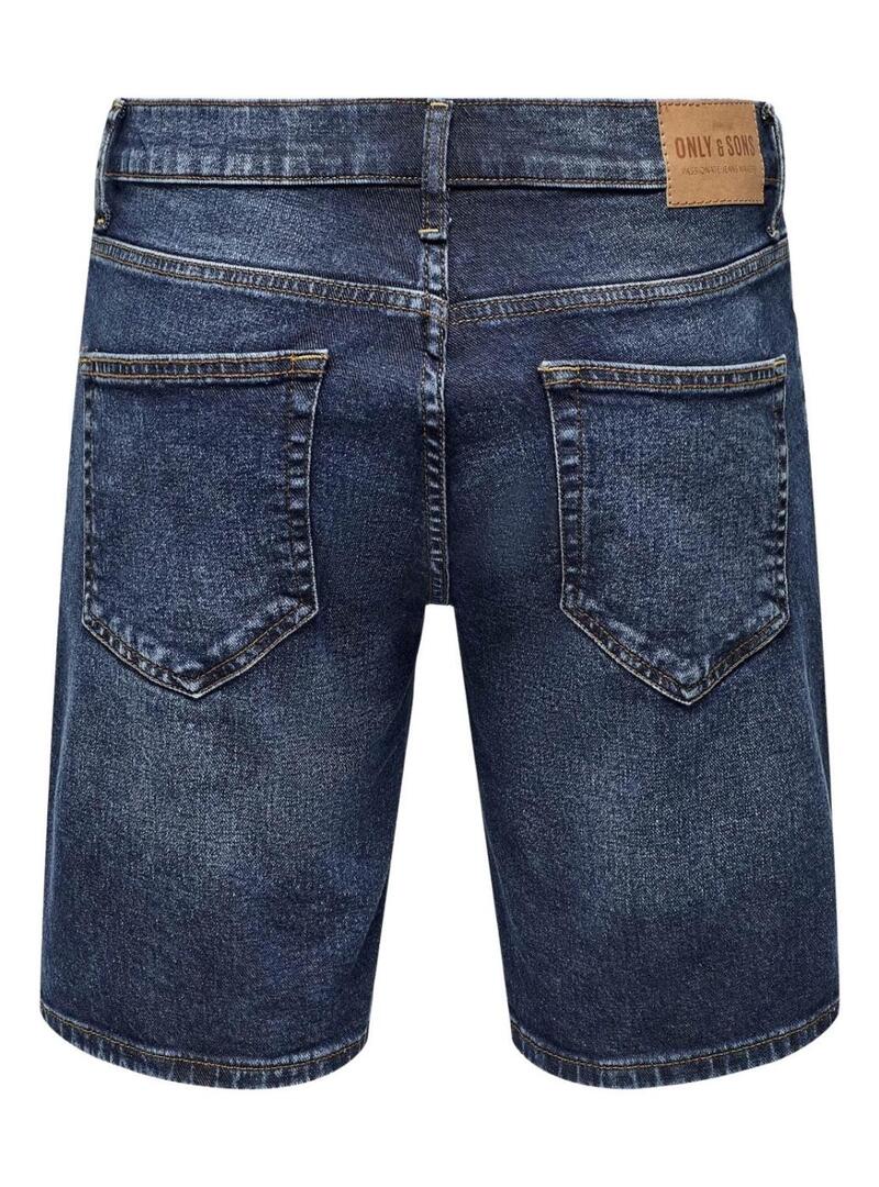 Bermudas Only and Sons in denim scuro per uomo.