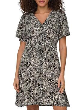 Abito Only Evida animal print per donna