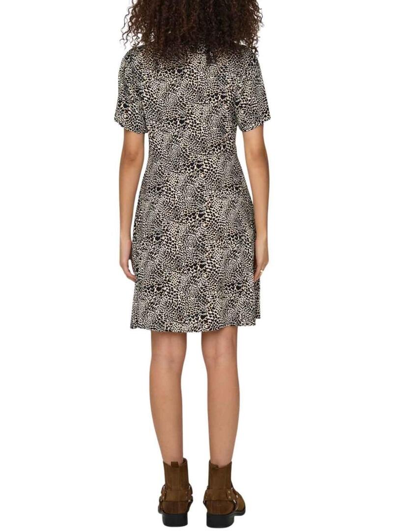 Abito Only Evida animal print per donna