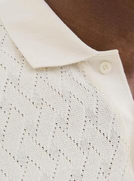 Polo Jack and Jones Latrent beige per uomo