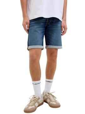 Bermuda in denim Jack and Jones mid per uomo