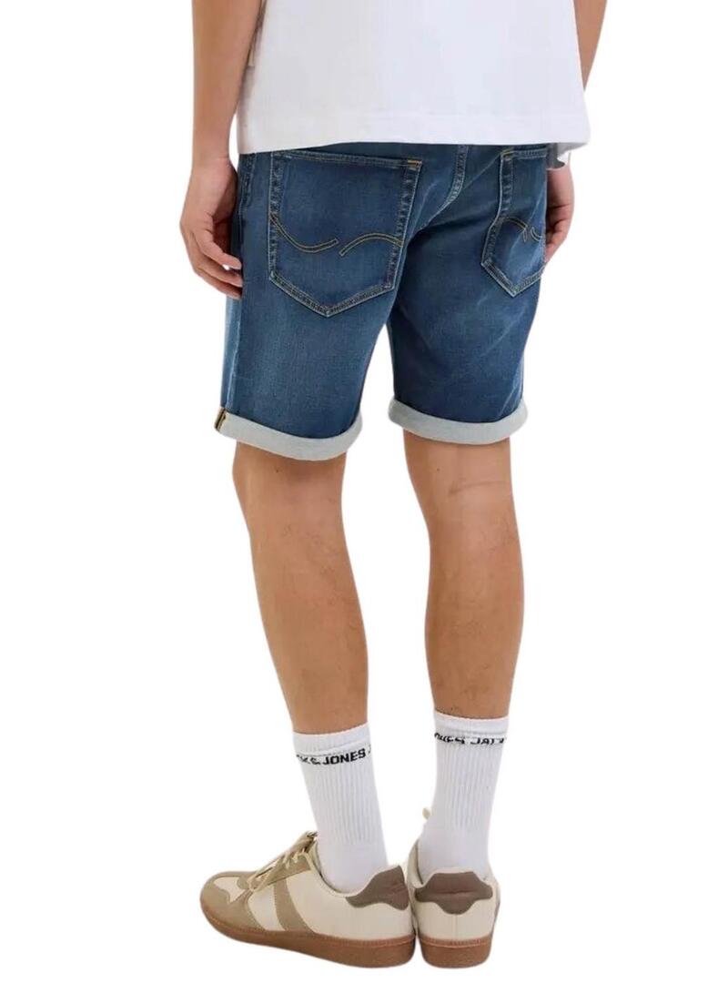 Bermuda in denim Jack and Jones mid per uomo