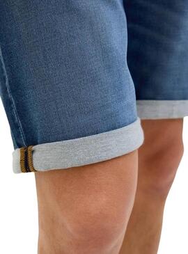 Bermuda in denim Jack and Jones mid per uomo