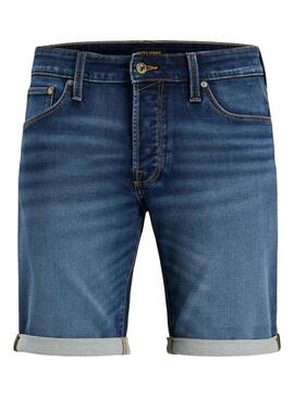 Bermuda in denim Jack and Jones mid per uomo