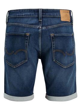 Bermuda in denim Jack and Jones mid per uomo