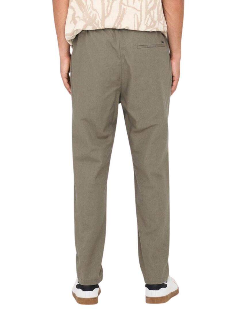 Pantaloni Only and Sons Linus verdi per uomo
