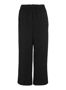 Pantaloni Vila Vijosa culotte neri per donne