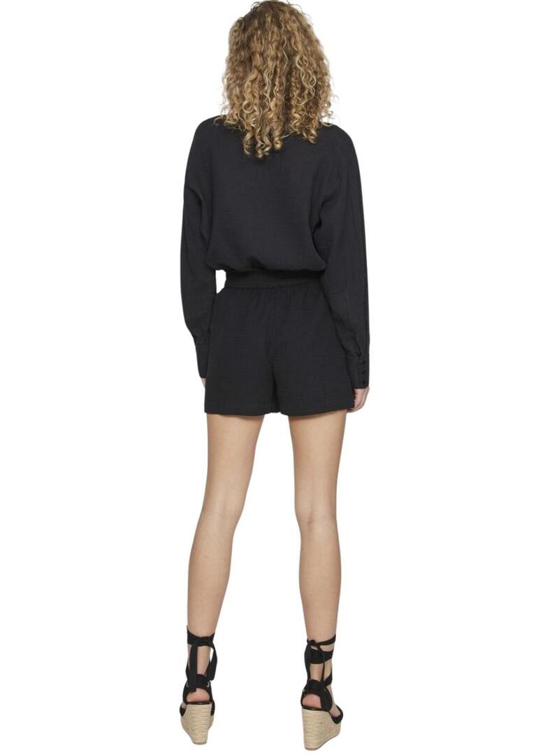 Shorts Vila Vilania nero per donna