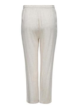 Pantaloni Only Siesta beige per donna