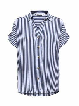 Camicia Only Yasmin blu per donna