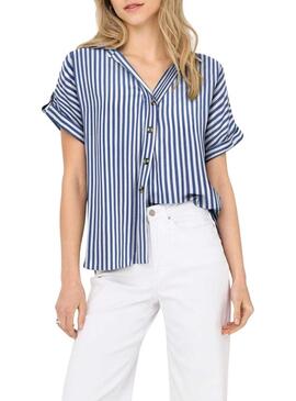 Camicia Only Yasmin blu per donna