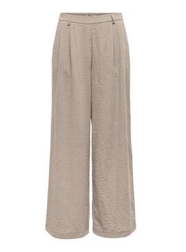 Pantaloni Only Emmia beige per donna