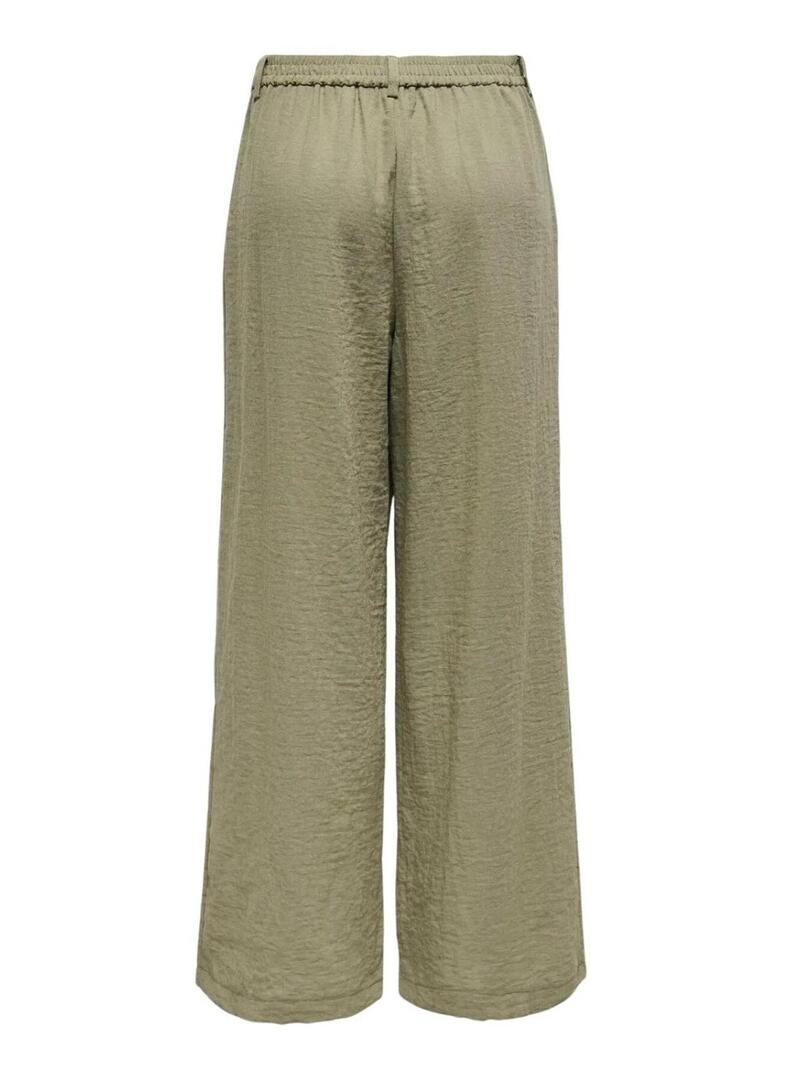 Pantaloni Only Emmia verdi da donna