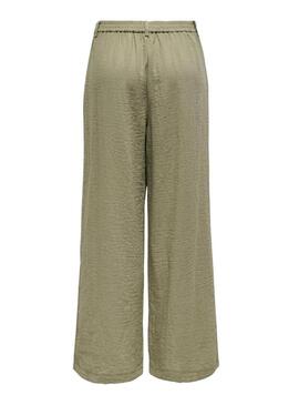 Pantaloni Only Emmia verdi da donna