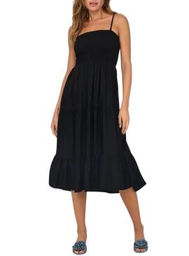 Abito Only Zelina nero per donna.
