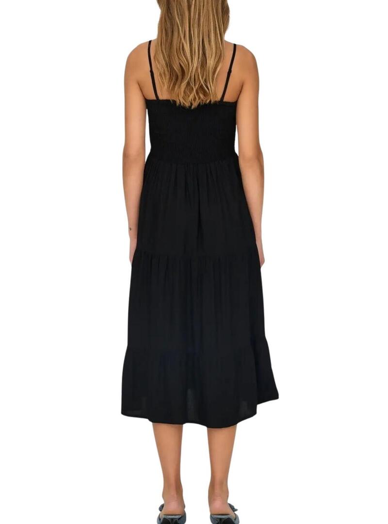 Abito Only Zelina nero per donna.