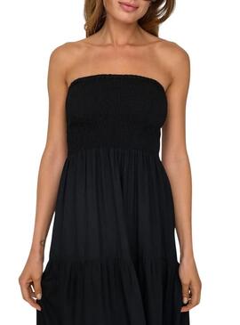 Abito Only Zelina nero per donna.