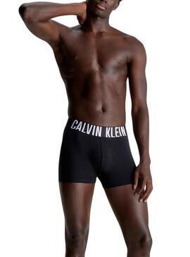 Pacco da 3 mutande Calvin Klein aderenti nere e bianche per uomo.