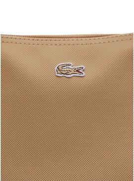 Borsa Lacoste Tote Beige per Donna