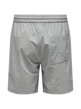 Bermudas Only and Sons Stel Move grigie per uomo.