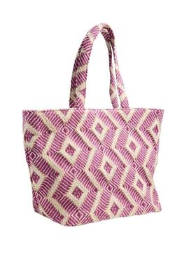 Borsa Pieces PClotta fucsia per donna