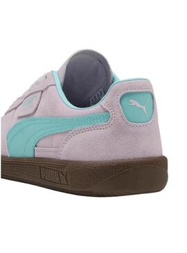 Sneakers Puma Palermo rosa e turchese per donna