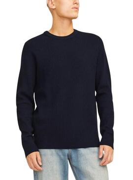Maglia Jack and Jones Perfect blu navy per uomo
