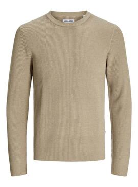 Maglia Jack and Jones Perfect beige per uomo