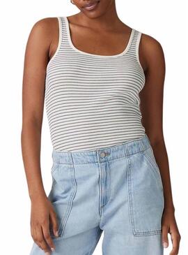 Maglietta Levis Essential Rib a righe per donna