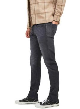 Pantaloni in denim Jack and Jones Gleen neri per uomo