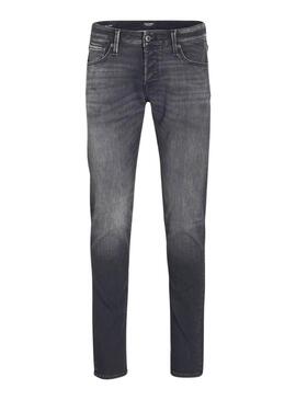 Pantaloni in denim Jack and Jones Gleen neri per uomo