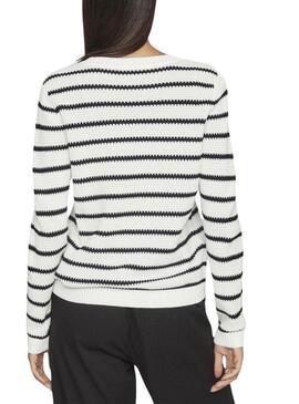 Maglia Vila Vidalo bianca e nera per donna