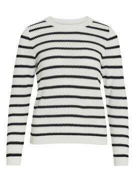 Maglia Vila Vidalo bianca e nera per donna